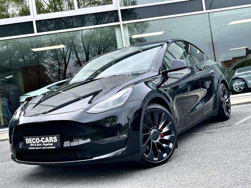 Tesla Model Y PERFORMANCE / TREKHAAK / SLECHTS : 21.157km, Autos, Tesla, Entreprise, Achat, Model Y, ABS, Caméra de recul, Airbags