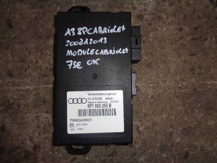 A vendre module commande cabriolet Audi A3 8P 2008 à 2013, Autos : Pièces & Accessoires, Autres pièces automobiles, Audi, Utilisé