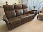 Mooie leren relax zetel, Huis en Inrichting, Zetels | Zetels, Ophalen, Rustiek, 150 tot 200 cm, Driepersoons