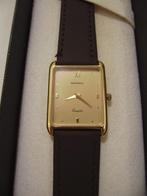 Dames polshorloge met zwart bandje >> RODANIA<< Quartz nieuw, Cuir, Or, Enlèvement, Neuf