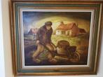 Schilderij Arthur Hellebaut., Antiek en Kunst, Ophalen of Verzenden