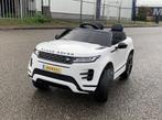 Range Rover Evoque 12v wit bluetooth Rc / Leder zitje/ RUBBE, Kinderen en Baby's, Speelgoed | Buiten | Voertuigen en Loopfietsen