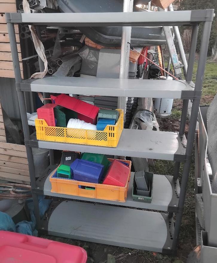 Étagère et bacs à bec, Maison & Meubles, Armoires | Étagères, Utilisé, Enlèvement