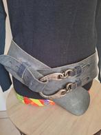 Grote leren damesriem 95 cm, Kleding | Dames, Riemen en Ceinturen, Overige kleuren, 5 cm of meer, Echt leder, 90 tot 100 cm