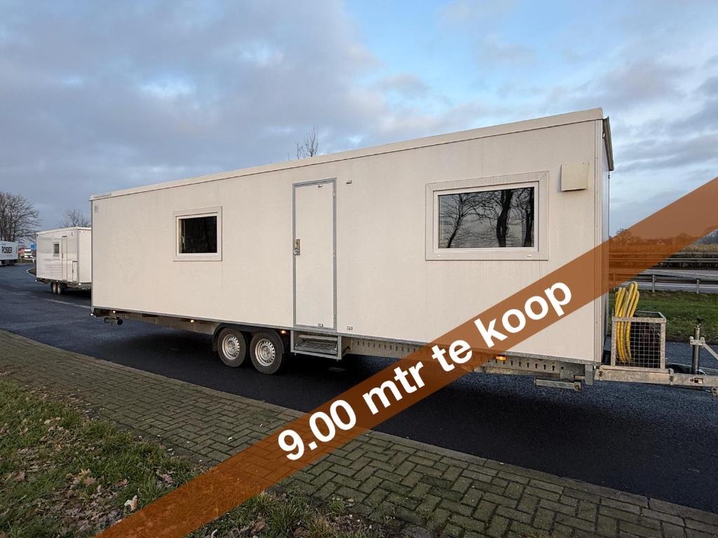 Te koop woonunit 9.00 mtr complete unit full options, Hobby en Vrije tijd, Feestartikelen | Verhuur, Zo goed als nieuw, Ophalen