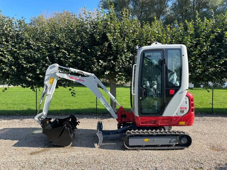 Takeuchi TB216 Minigraver / Mini graver (bj 2025), Zakelijke goederen, Machines en Bouw | Kranen en Graafmachines, Graafmachine