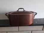 Koperen kookpot met deksel, Ophalen of Verzenden