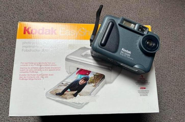 Kodak dc 3200digitale camera en EasyShare Photo Printer 300, Audio, Tv en Foto, Fotocamera's Digitaal, Zo goed als nieuw, Compact