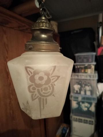 Très belle lampe suspendue très ancienne, Enlèvement