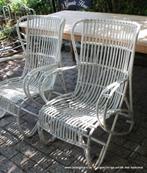 Retro vintage oude rieten bamboe zetel Belse 8. Sixties., Ophalen
