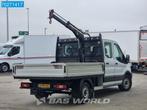 Ford Transit Open laadbak Hiab 009B-1 T kraan Euro6 Kraanwag, Auto's, Bestelwagens en Lichte vracht, Voorwielaandrijving, 2241 kg