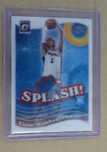 23-24 V. Wembanyama Donruss Optic "Splash" #6- RC beschikbaar voor biedingen