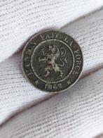 Munt /Leopold I/10 cent/België/1862, Postzegels en Munten, Munten | België, Overig, Ophalen of Verzenden, Losse munt