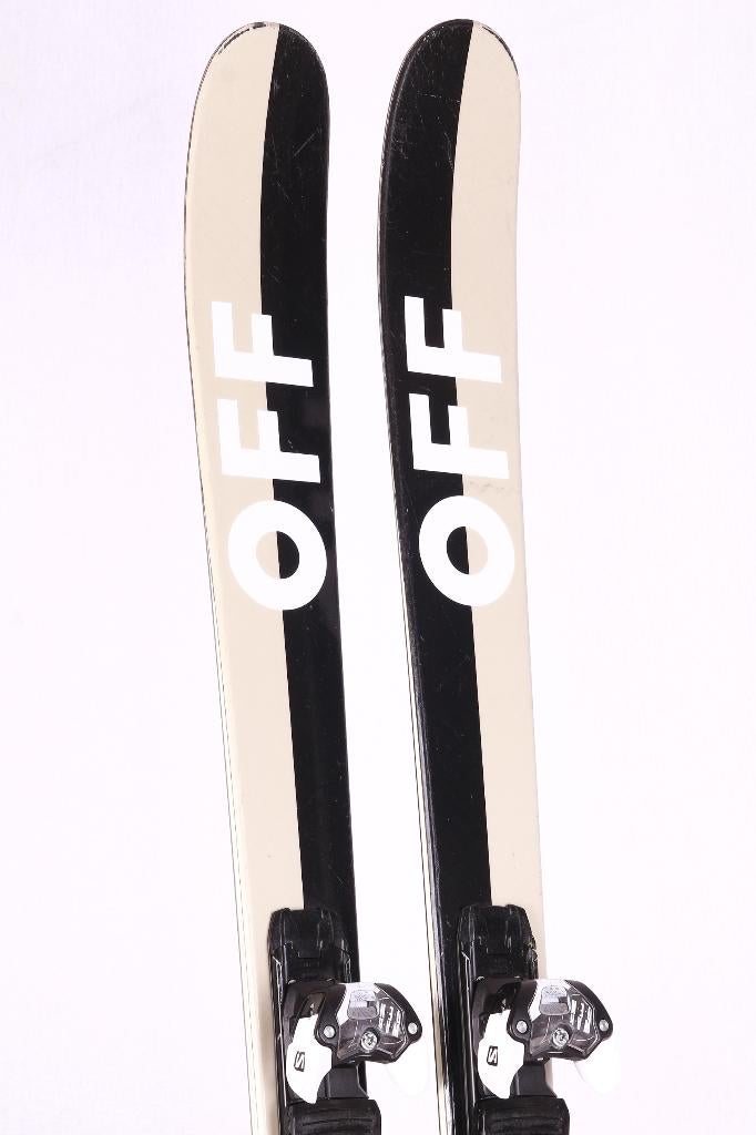 158 skis freeride OFF 90, grip walk, noir/marron, Carving, Skis, Salomon, 140 à 160 cm