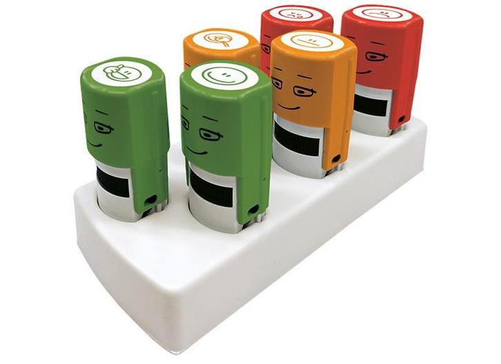 Tampons de récompense avec emoji à encrage automatique, Hobby & Loisirs créatifs, Estampage, Neuf, Enlèvement ou Envoi