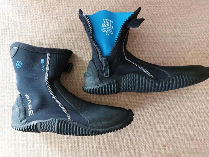 Duikbotjes Bare S-flex boot 5mm, maat 42, Watersport en Boten, Duiken, Gebruikt, Overige typen, Ophalen