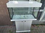 120 Liter Aquarium met Kast 80x35x50 cm, Ophalen, Gebruikt, Leeg aquarium