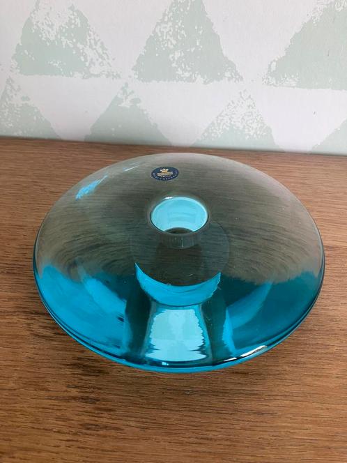 Royal Copenhagen Crystal - glazen kaarsenhouder, Antiek en Kunst, Kunst | Designobjecten, Ophalen of Verzenden