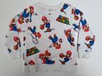 Mt 98-104 Witte sweater Supermario, Kinderen en Baby's, Kinderkleding | Maat 98, Gebruikt, Trui of Vest, H&M, Ophalen of Verzenden