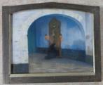LEO PARET / BIDDENDE NON / ORIGINEEL / 51x61cm / KADER / SIG, Ophalen of Verzenden