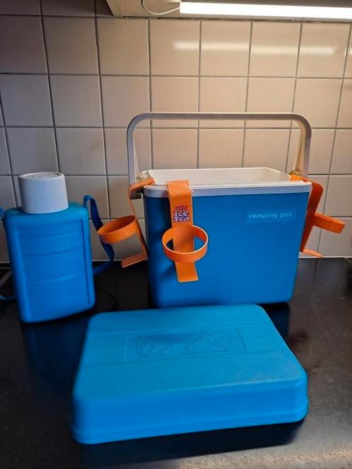 Koelbox ,thermos ,3 bekerhouders,nieuwstaat, merk campinggaz, Caravans en Kamperen, Koelboxen, Nieuw, Koelbox, Koelelement, Ophalen of Verzenden