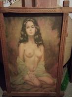 Jeune fille posant nue signé Vincent Garrison, Ophalen