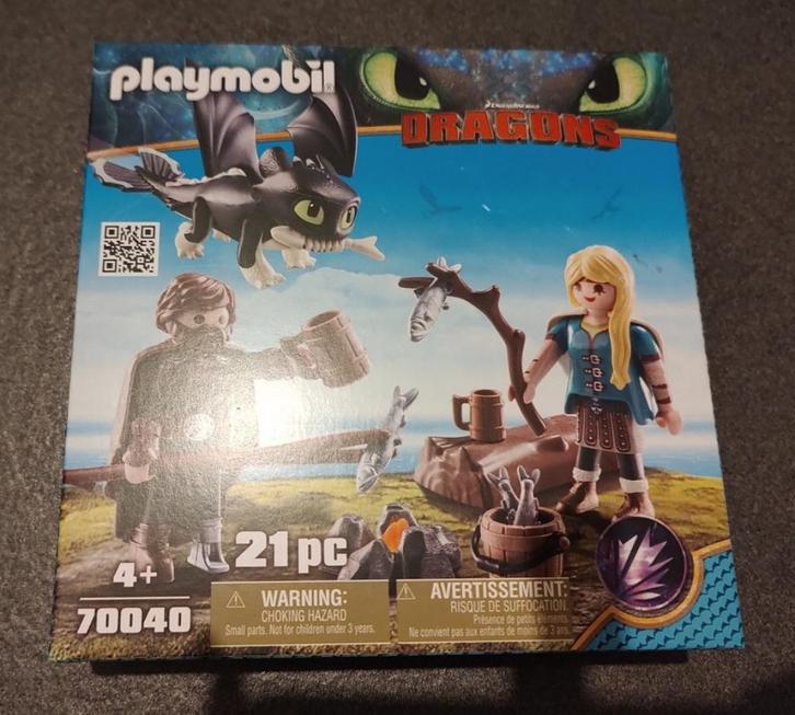 Playmobil Dragons Hikkert en Astrid (70040) - nieuw, Kinderen en Baby's, Speelgoed | Playmobil, Nieuw, Complete set, Ophalen of Verzenden