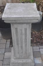 3 betonnen zuilen in verschillende maten + 1 betonnen schab, Huis en Inrichting, Ophalen, Gebruikt