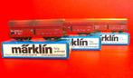 Lot de 3 Wagons Trémie - MÄRKLIN 4624 - H0 - 1:87, Courant alternatif, NS, Utilisé, Enlèvement ou Envoi