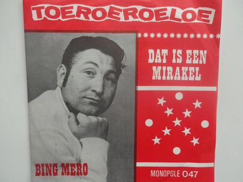 Bing Mero - Dat Is Een Mirakel, Cd's en Dvd's, Vinyl Singles, Nederlandstalig, Ophalen of Verzenden