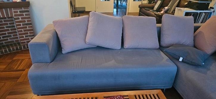 Canape gris tissus, Maison & Meubles, Canapés | Salons, Tissus, Enlèvement