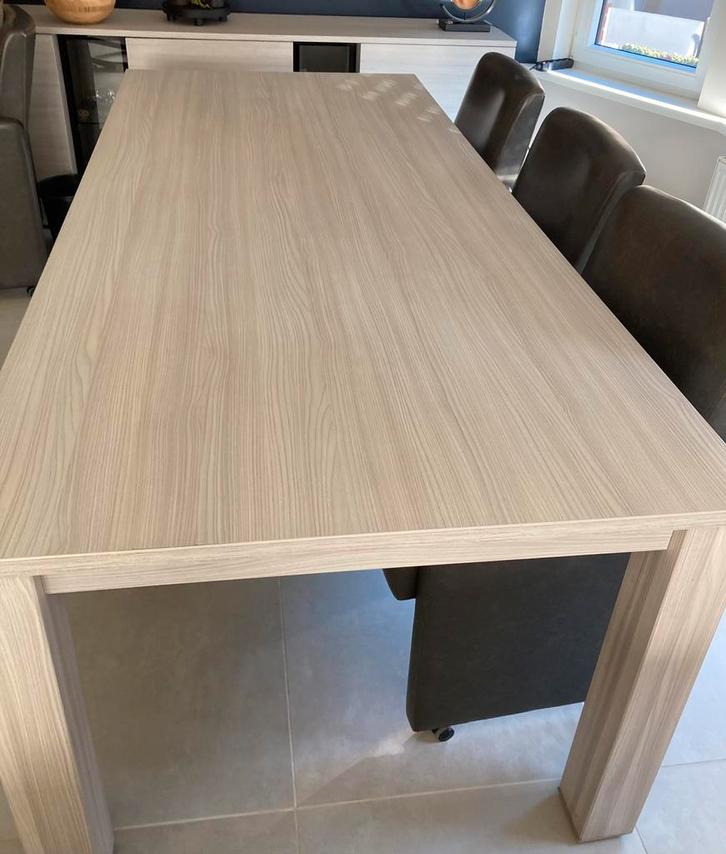 Eettafel 230x102, Huis en Inrichting, Tafels | Eettafels, Zo goed als nieuw, 100 tot 150 cm, 200 cm of meer, Vijf personen of meer