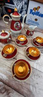 Antieke thee/koffie serviceke., Ophalen of Verzenden