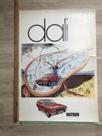 Reclame poster Nissan Datsun / Dali vintage, Verzamelen, Posters, Ophalen, Gebruikt, Reclame