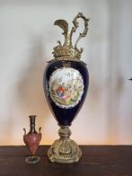 kobalt blauwe porseleinen vaas louis XV, Antiek en Kunst, Ophalen