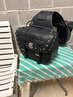 Zijtassen leder, Motoren, Accessoires | Koffers en Tassen, Ophalen of Verzenden, Gebruikt