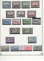 België Luchpost volledig OCB / OBP PA 1/35, Luchtvaart, Spoor van plakker, Verzenden, Zonder stempel