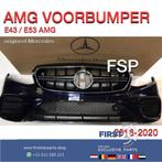 W213 W238 E43 E53 AMG VOORBUMPER BLAUW + GT GRIL Mercedes E, Gebruikt, Voor, Mercedes-Benz, Ophalen of Verzenden