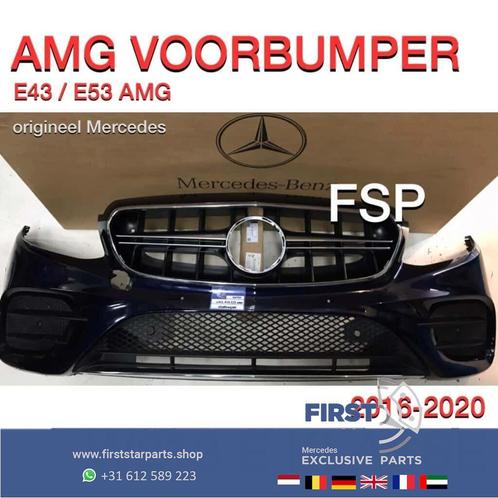 W213 W238 E43 E53 AMG VOORBUMPER BLAUW + GT GRIL Mercedes E, Auto-onderdelen, Carrosserie, Bumper, Mercedes-Benz, Voor, Gebruikt