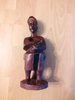 Houtenbeeld ongeveer 40 cm hoog, Antiek en Kunst, Curiosa en Brocante, Ophalen of Verzenden