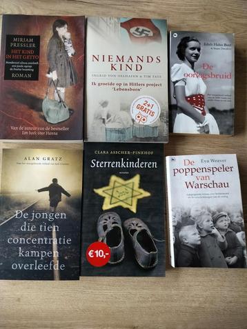 6 boeken over verhalen van de oorlog beschikbaar voor biedingen