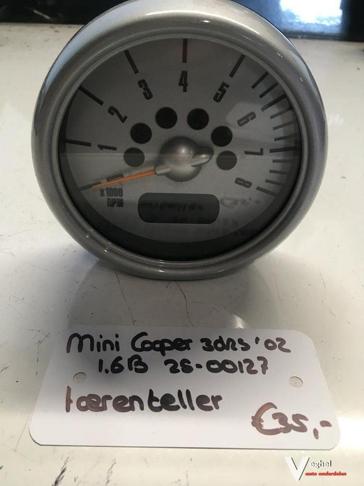 Mini Cooper 1.6 3drs 2002   Toerenteller 6211-6913667, Auto-onderdelen, Dashboard en Schakelaars, Gebruikt, Ophalen of Verzenden