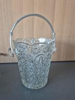 Vintage Franse ijsemmer met originele tang, Ophalen