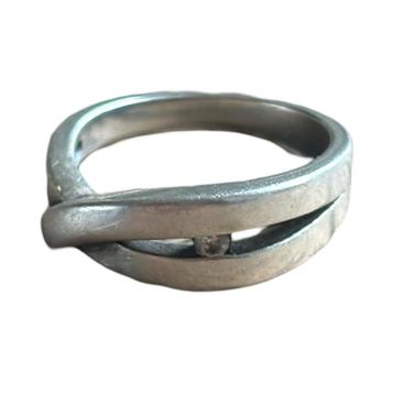 Gedraaide Ring Zilver 