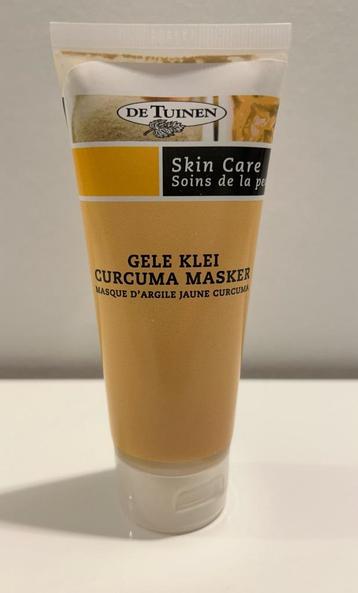 De Tuinen gele klei curcuma masker 100ml, Enlèvement ou Envoi, Neuf, Tout le visage, Soins