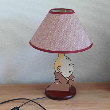 Vintage lamp van Kuifje - Hergé perfecte staat zie objecten beschikbaar voor biedingen