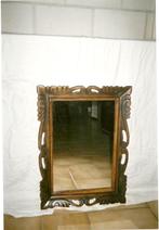 antieke spiegel  louis XV in hout, Antiek en Kunst, Ophalen of Verzenden, Rechthoekig, Minder dan 50 cm, Minder dan 100 cm