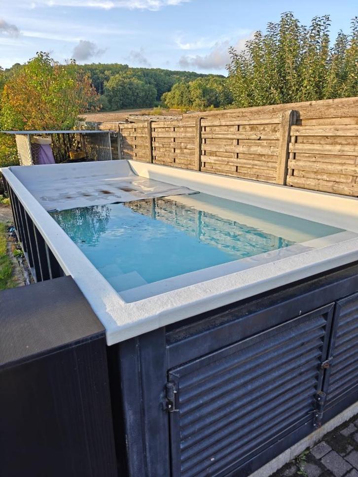 Containerzwembad - VERLAAGDE PRIJS, Tuin en Terras, Zwembaden, Zo goed als nieuw, Overige typen, 120 cm of meer, 400 cm of meer