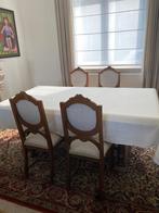 Massief eiken stoelen - Klassiek Frans & tijdloos design, Huis en Inrichting, Stoelen, Ophalen, Hout, Overige kleuren, Zo goed als nieuw