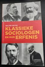 Walter Weyns - Klassieke sociologen en hun erfenis, Boeken, Ophalen, Nieuw, Walter Weyns